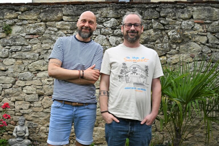 Laurent Laude et Mathieu