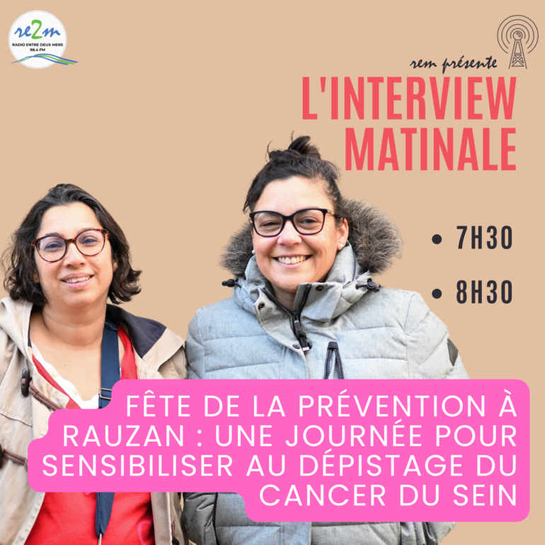 Lory et Sandrine : Fête de la prévention à Rauzan : une journée pour sensibiliser au dépistage du cancer du sein