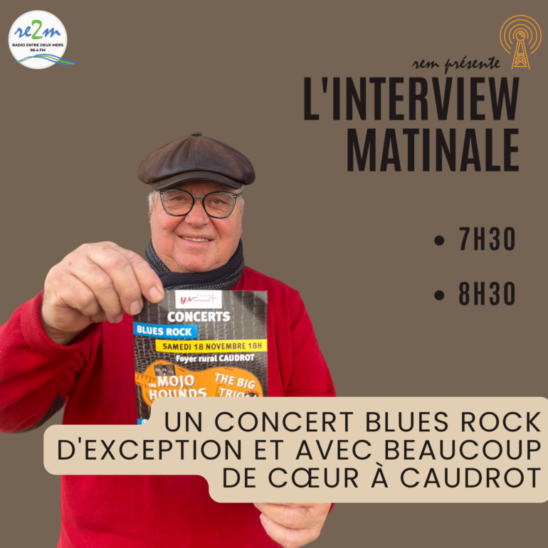 Yves Planche -Un concert blues rock d'exception à Caudrot