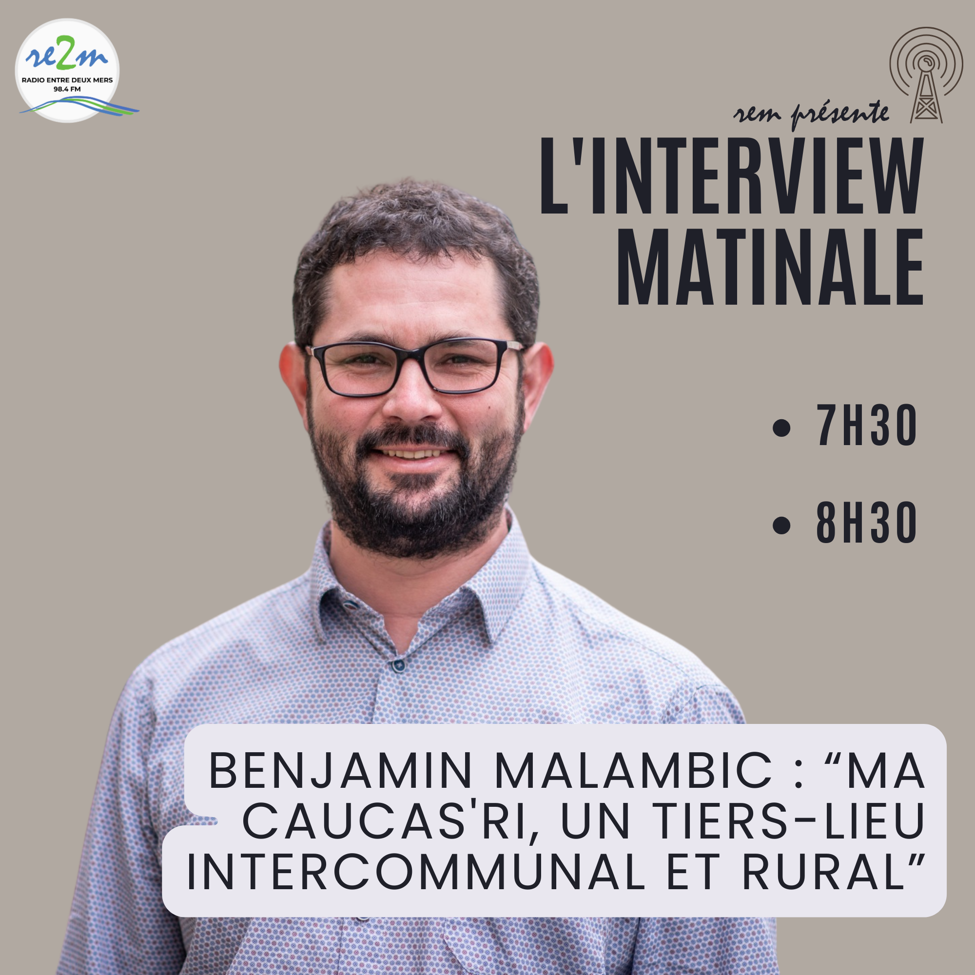 benjamin malambic : “Ma Caucas'ri, un Tiers-Lieu Intercommunal et rural”
