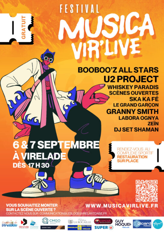 Découvrez le Festival Musica Vir’Live à Virelade les 6 et 7 septembre !
