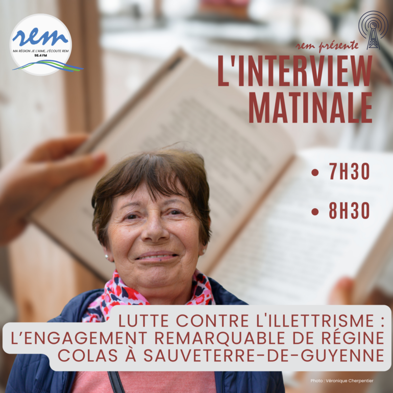 Régine Colas - lutte contre l'illettrisme Sauveterre de Guyenne