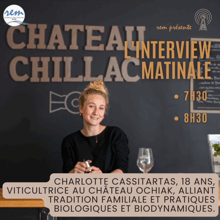 ITW Matinale - Charlotte Cassitartas, jeune viticultrice - 15042025