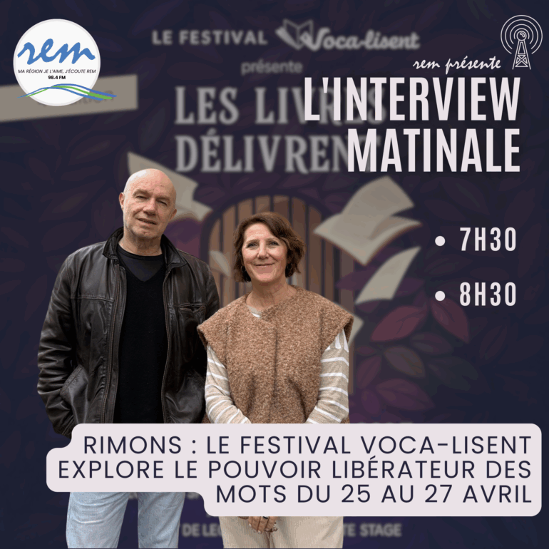 ITW Matinale - Les Livres délivrent - Festival Voca-Lisent - 23042025
