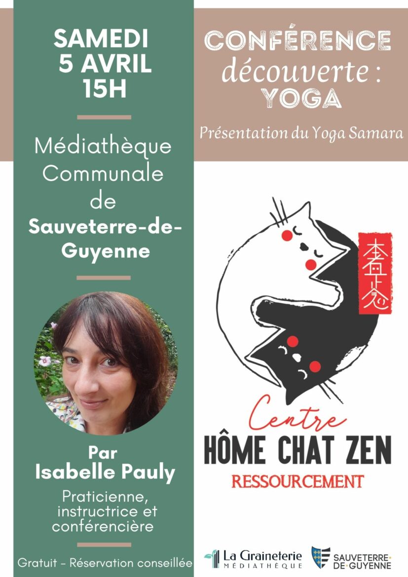 Conférence Yoga Samara à Sauveterre de Guyenne