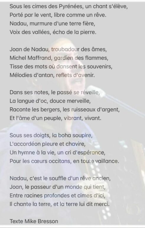 Poème Nadau - Adishatz - 03062025