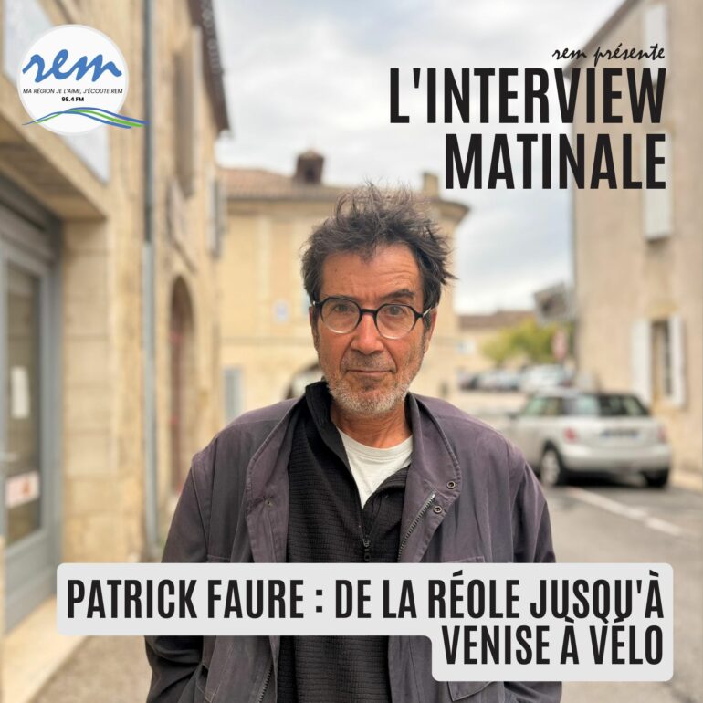 Patrick Faure : de La Réole jusqu'à Venise à vélo
