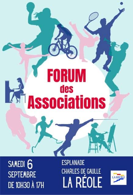 La Réole fait sa rentrée ! Découvrez les associations au forum du 6 septembre et revivez les JO avec une projection-débat sur Paris 2024 le 12 septembre.