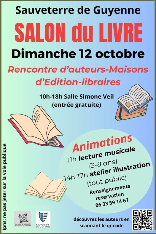 Salon du livre 2025 Sauveterre de Guyenne