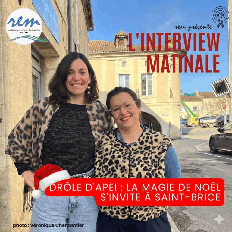 Eugénie et Sophie de l'association Drôle d'APEI dévoilent le programme festif du Marché de Noël de Saint-Brice ce 6 décembre : créateurs, père Noël et flashmob !