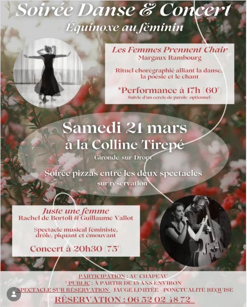 Rachel de Bortoli présente "Juste une femme", spectacle musical féministe, les 21 et 29 mars en Entre-Deux-Mers. Elle était l'invitée de l'interview matinale sur REM.