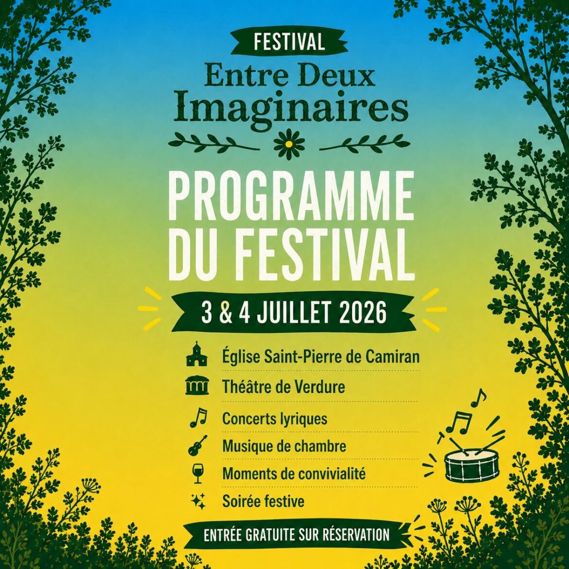 Entre-Deux-Imaginaires Festival de musique classique à Camiran