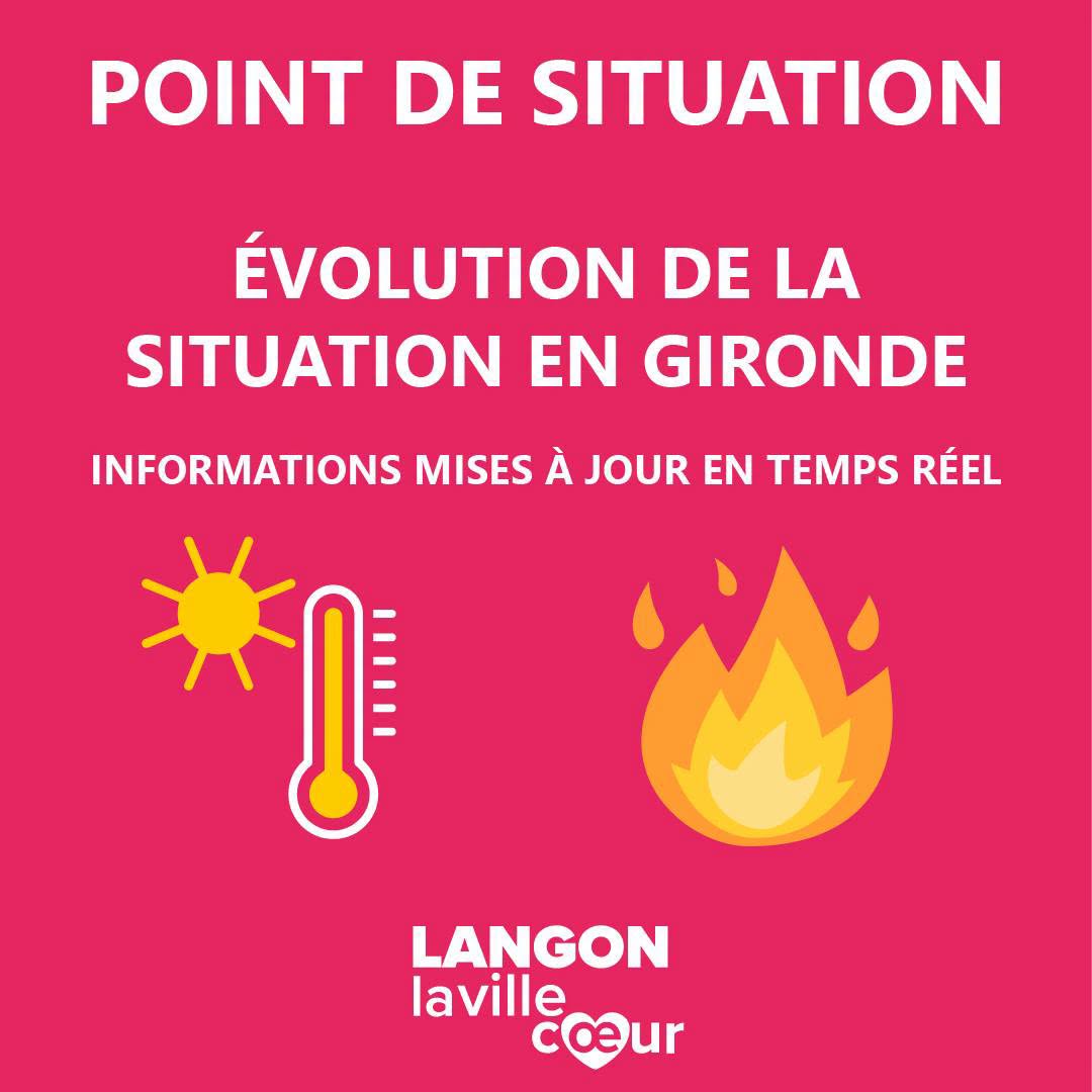 Actu : Langon rouvre le Bois de Blanche-Neige et ses équipements sportifs. La Gironde passe en vigilance orange, mais de nombreuses interdictions demeurent.