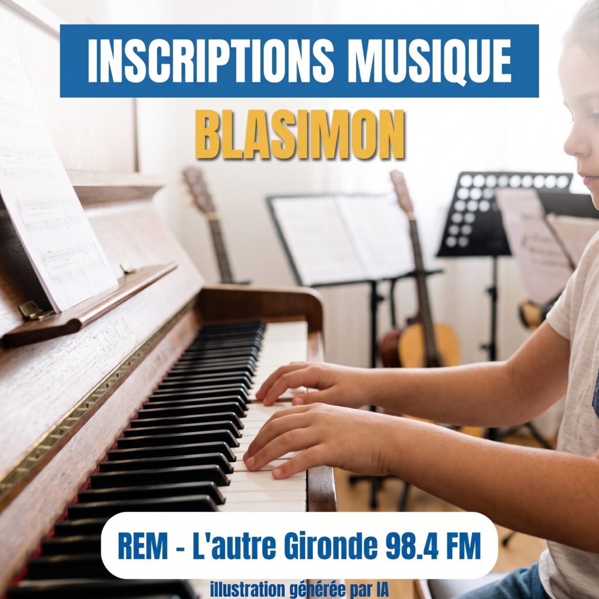 Blasimon : l'école de musique ouvre ses inscriptions le 11 septembre