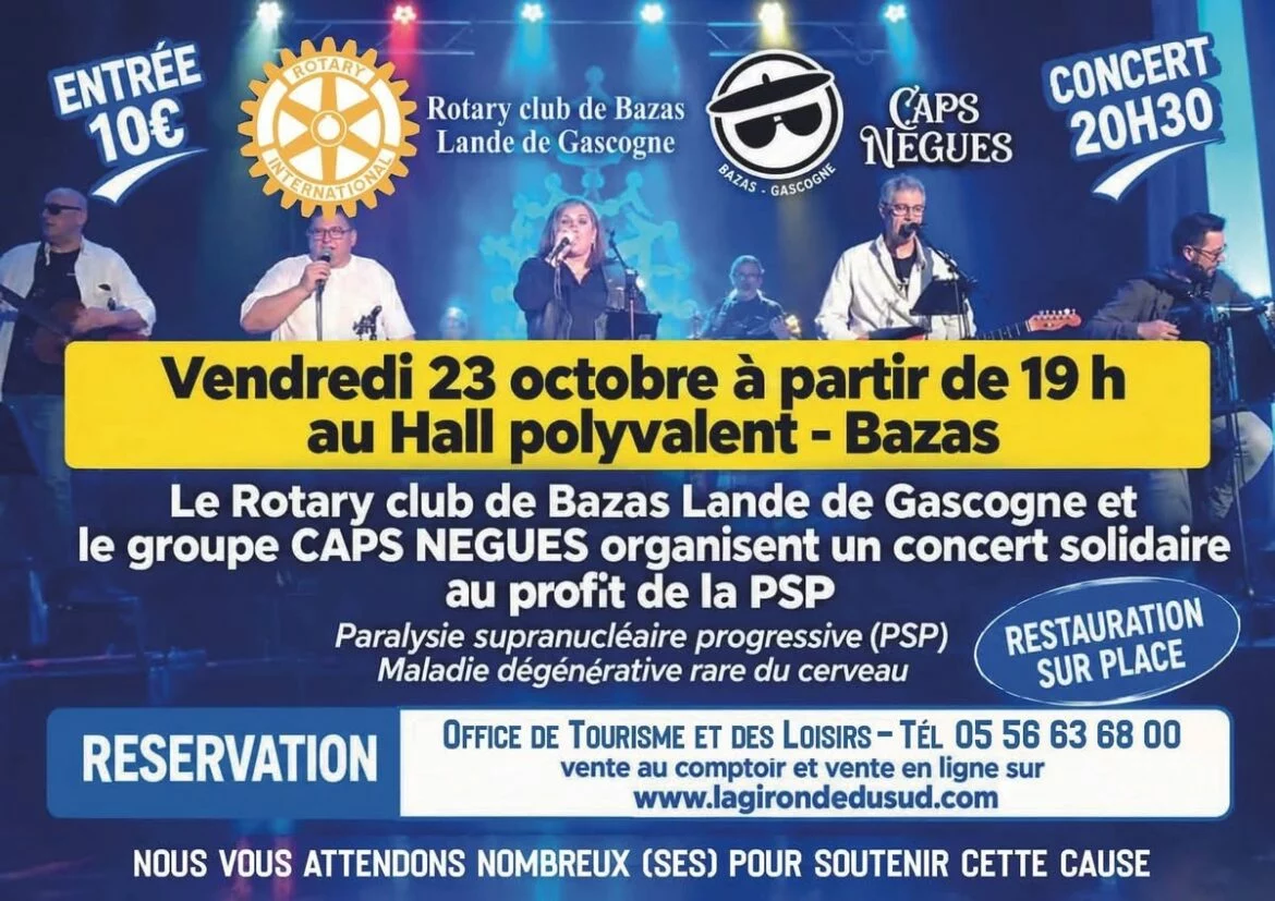 Bazas : les Caps Nègues chantent pour la recherche sur la PSP