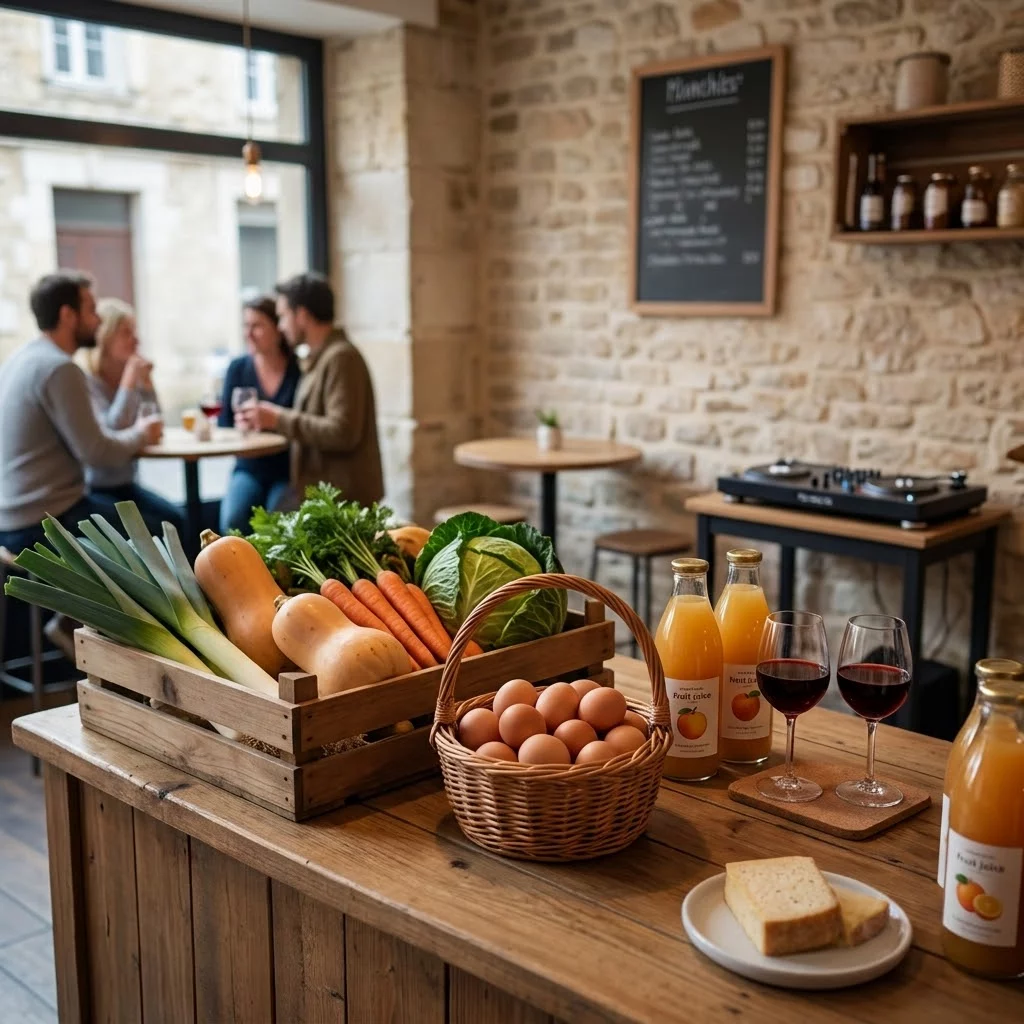 À La Réole, le P'tit Marché du Mercredi quitte la place de la Libération pour l'hiver. Nouveau lieu, horaires et producteurs, jusqu'au 1er avril 2027.