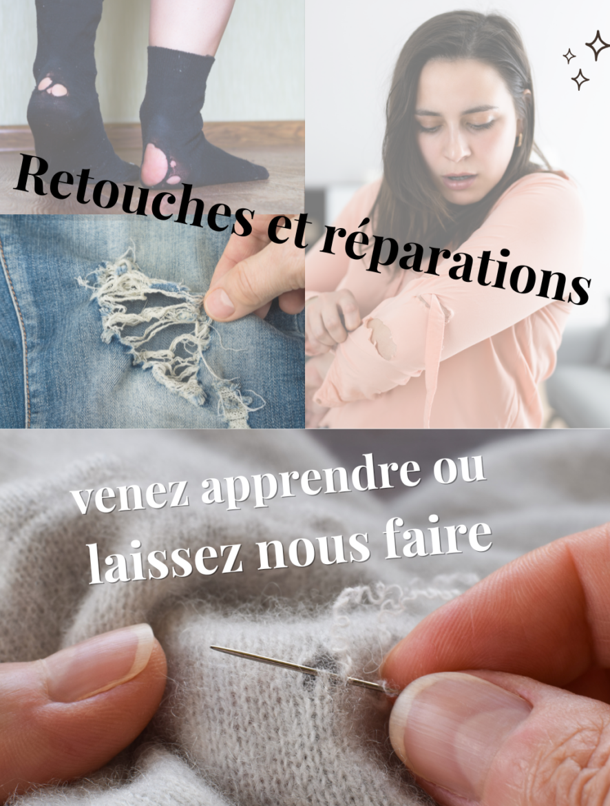 Atelier de couture des Ateliages à Sauveterre-de-Guyenne : réparer, transformer et upcycler ses vêtements